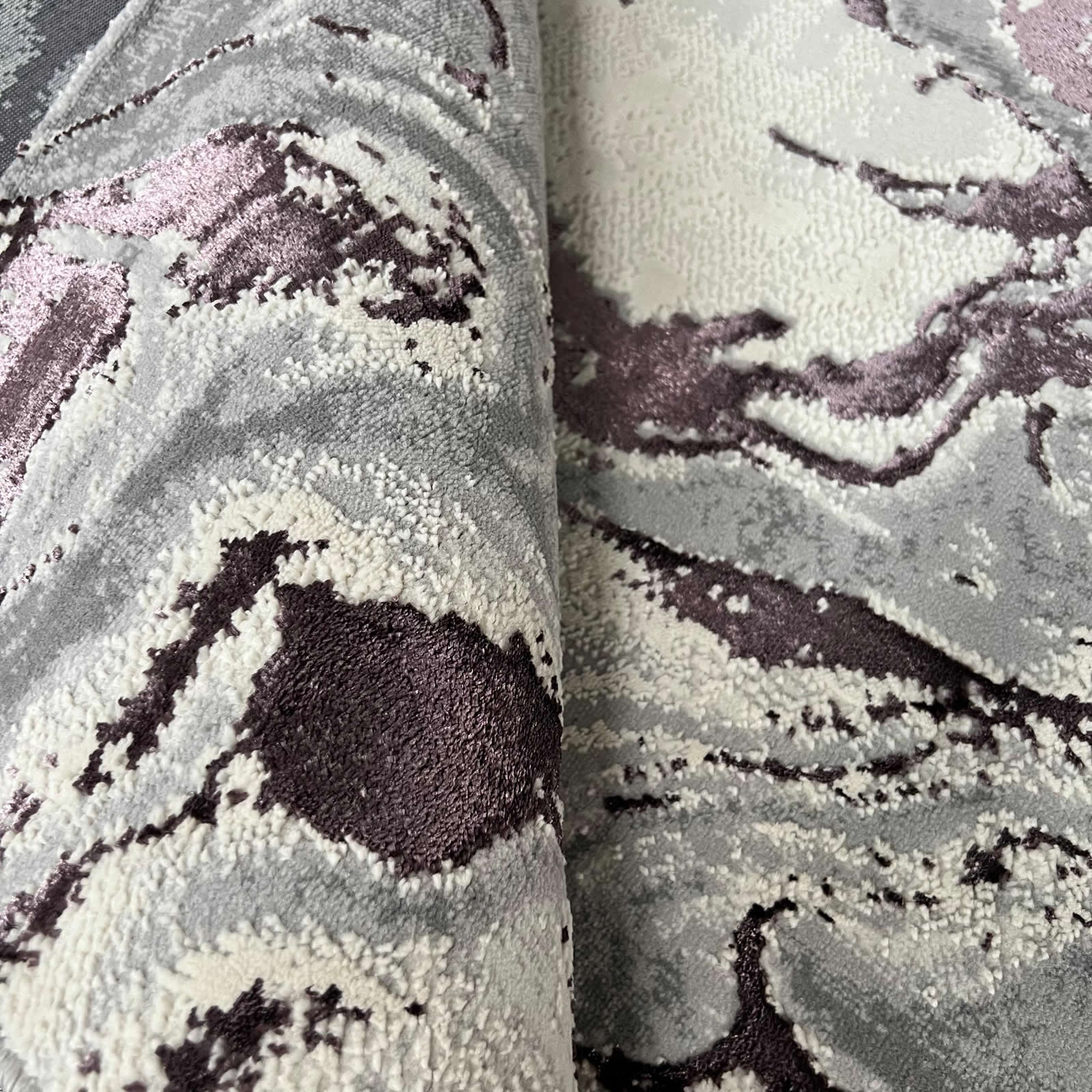 Covor Buse Galaxy, Lila, Living, Dormitor, Modern