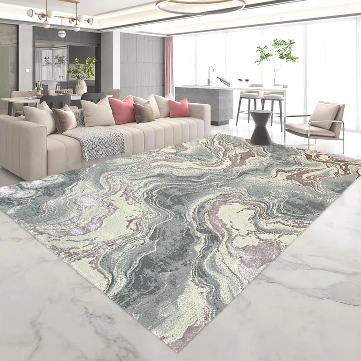 Covor Buse Galaxy, Roz Pudra , Living, Dormitor, Modern