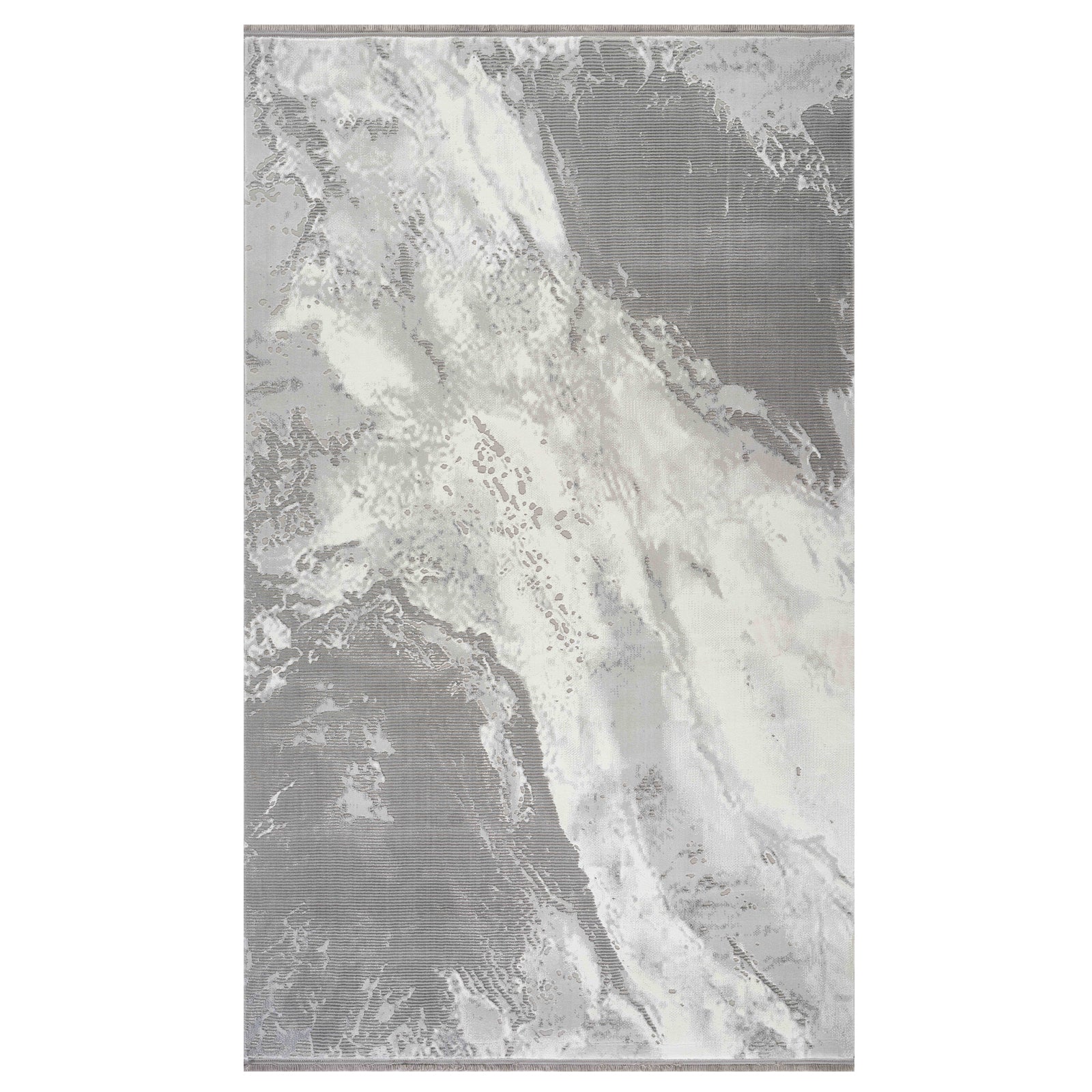 Covor, Anemon ,Living, Moderne ,Premium -T018A SILVER L.GREY