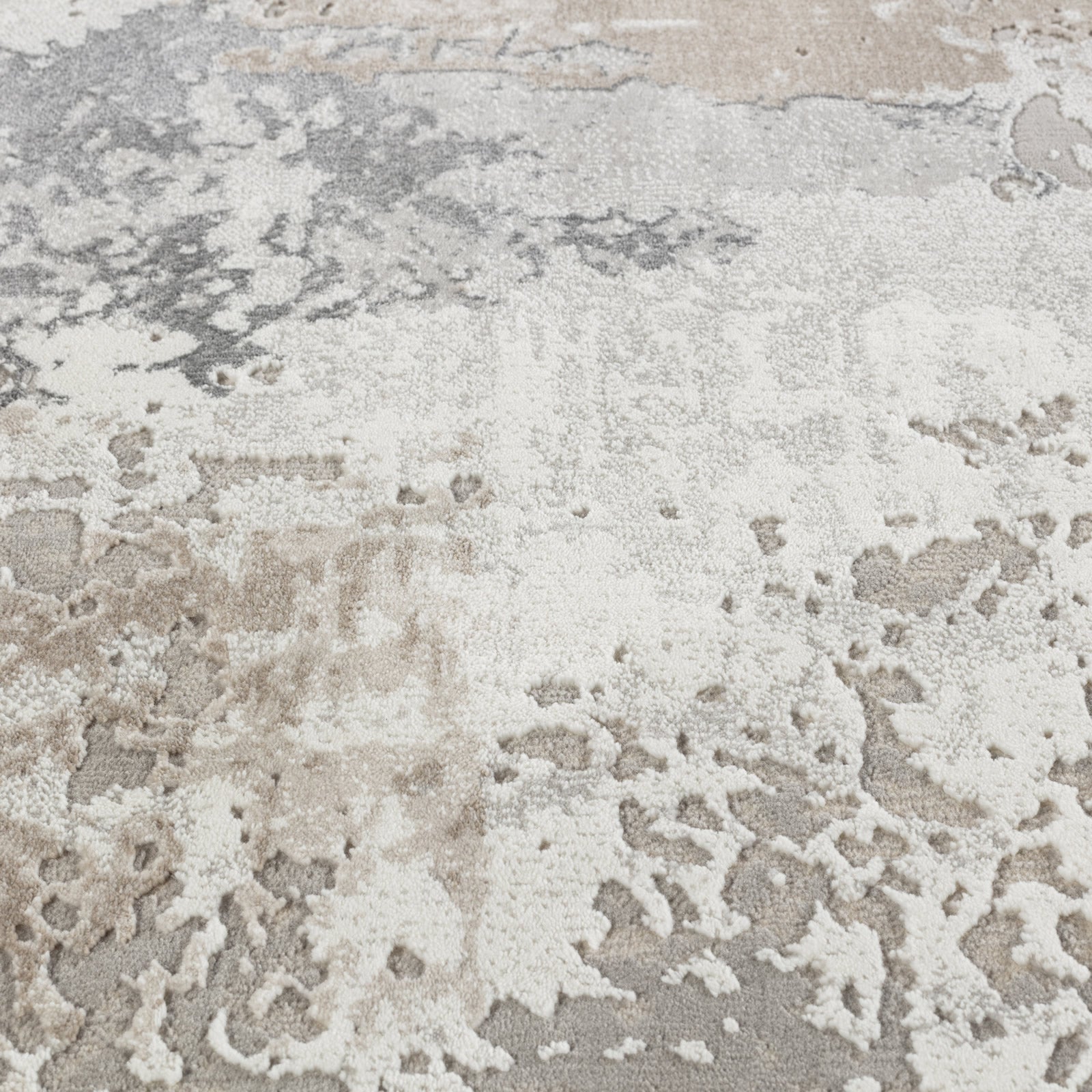 Covor, Anemon ,Living, Moderne ,Premium -T014A CREAM SILVER